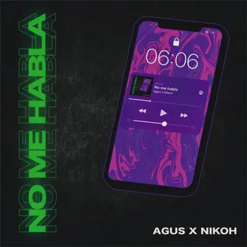 No Me Habla-cover