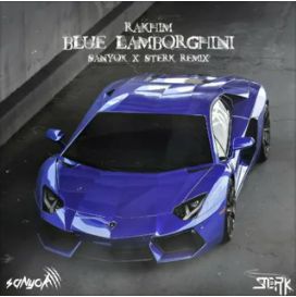 Синий Lamborghini-cover