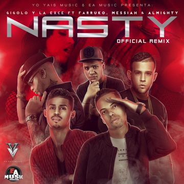 Nasty (Official Remix) [feat. Farruko, Messiah & Almighty]-cover