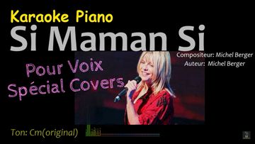Si maman si - karaoke Piano ( Arrangement Inédit )-cover