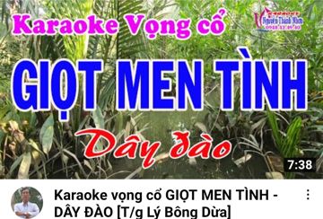 Vọng Cổ Giọt Men Tình