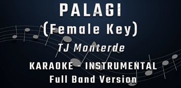 PALAGI - FEMALE KEY KARAOKE-cover