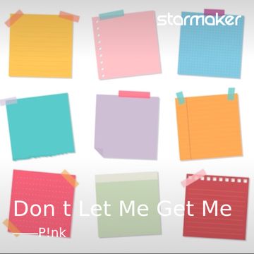 Don't Let Me Get Me-cover