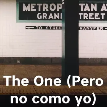 The One (Pero no como yo)-cover