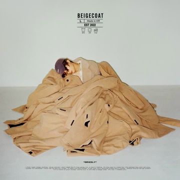 Beige coat-cover