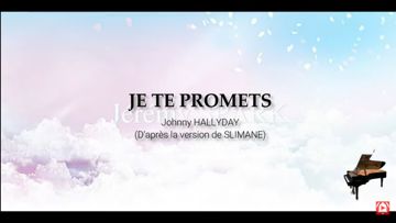  Je te promets - Johnny HALLYDAY (Karaoké Piano - Higher Key) ♪ Version SLIMANE ♪ Jérémy Spark-cover