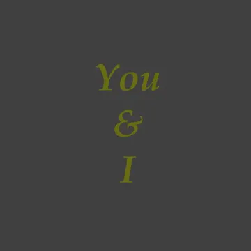 You & I-cover