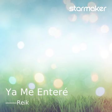 Ya Me Enteré-cover