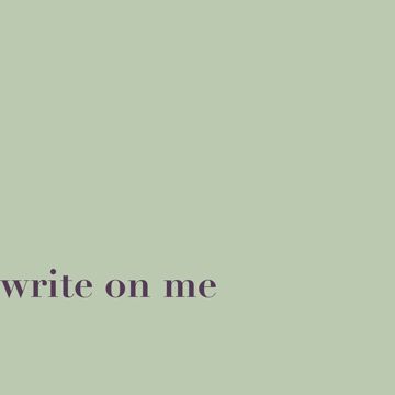 Write On Me-cover