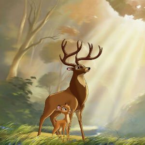 Лесной олень