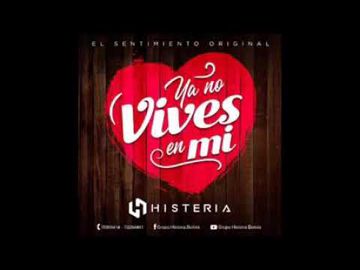 Ya no vives en mi "Histeria" Yadier