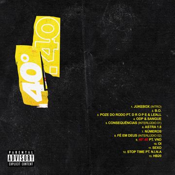 40˚.40 - Tracklist-cover