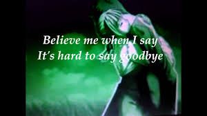 Its Hard To Say Goodbye-cover