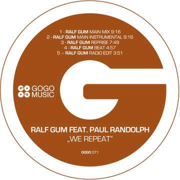 We Repeat (Ralf GUM Radio Edit)-cover