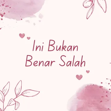 Ini Bukan Benar Salah-cover