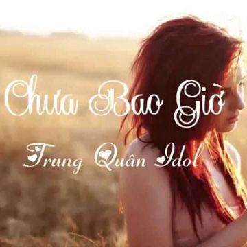 Chưa Bao Giờ-cover